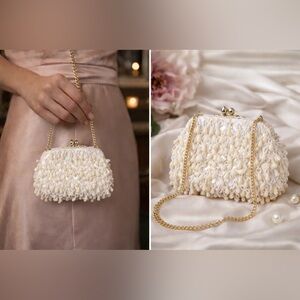 Vintage DeLill Handmade Bakelite Beaded Purse